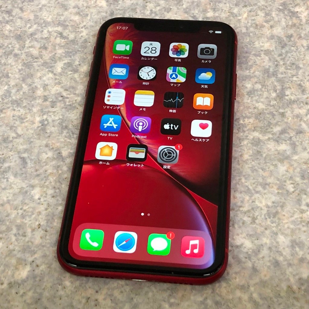 ☆訳あり☆Apple iPhone XR 128GB (PRODUCT)RED A2106 MT0N2J/A