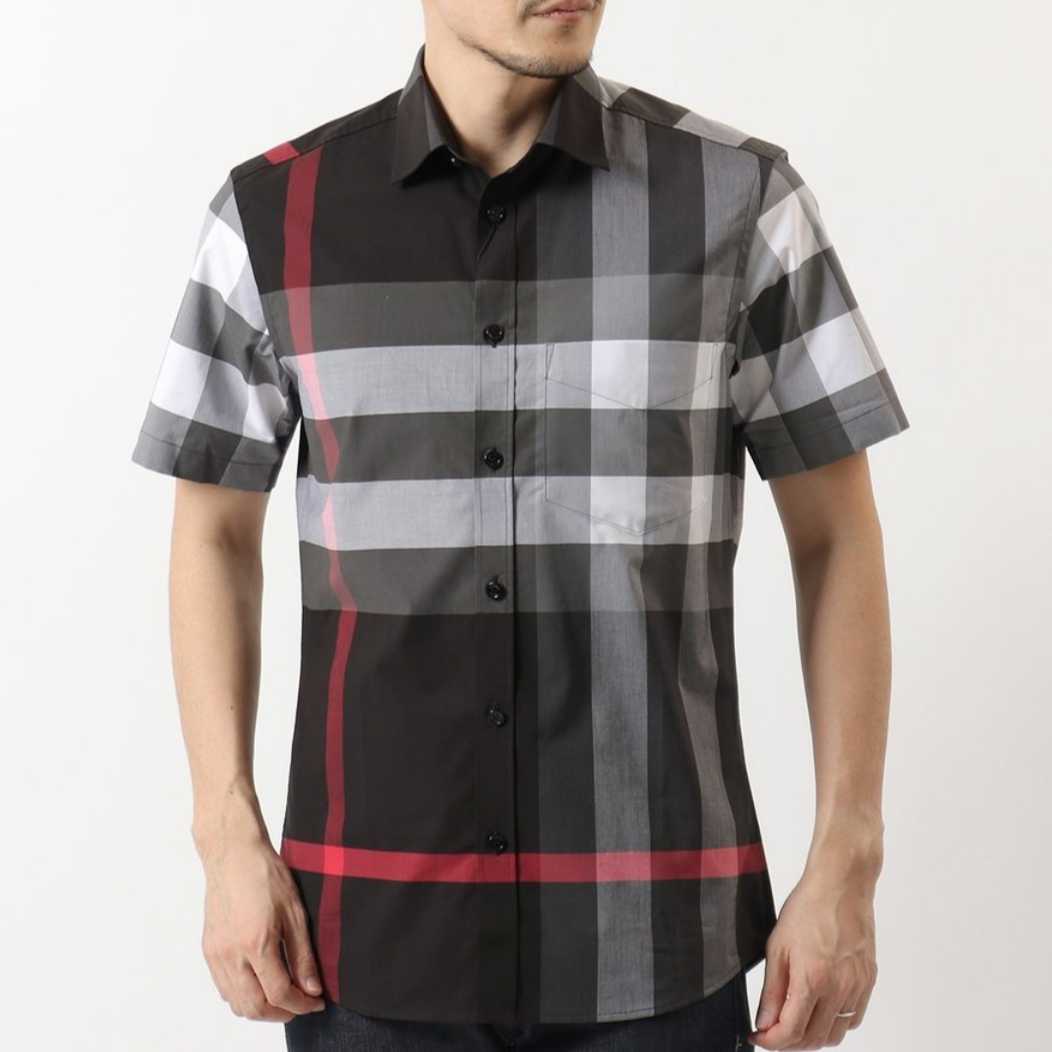 バーバリー 半袖 シャツ BURBERRY 半袖シャツ チェック | contifarma.pe