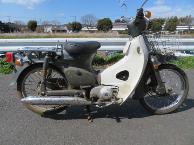 HONDA・ホンダ スーパーカブ50 6V センターチョーク・カモメ 書付き