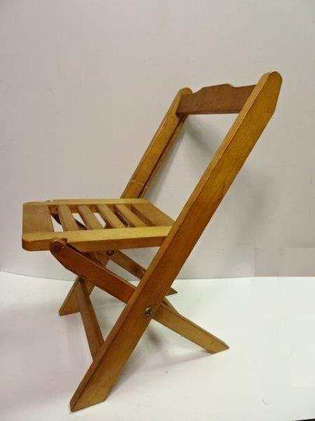 ビスクドール用椅子 木製折畳 運賃着払 0616U13G_画像4