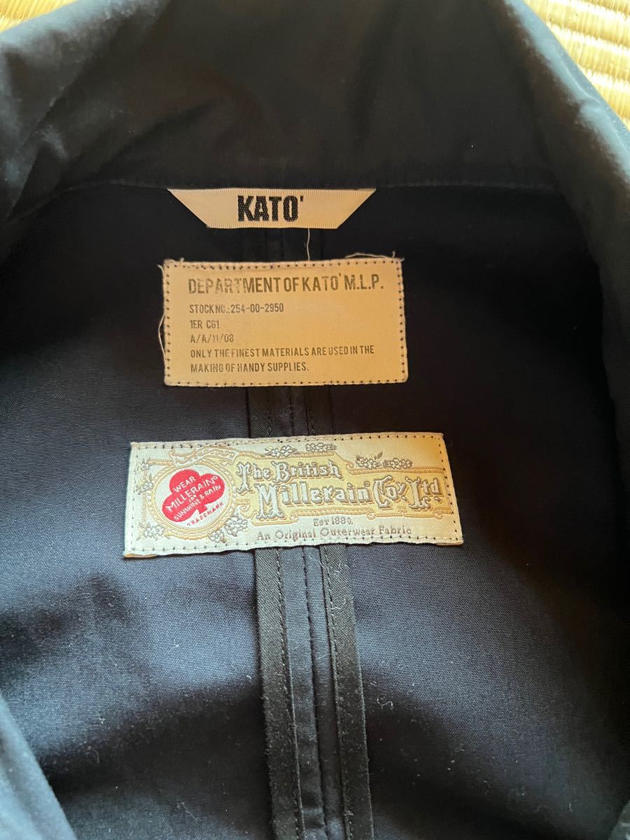 KATO men'sオイルコート ロングコート