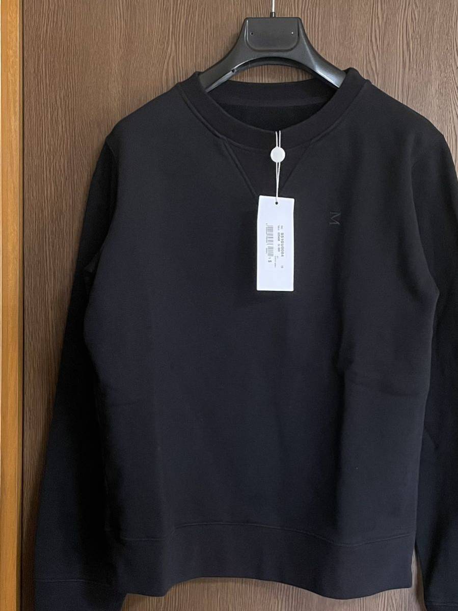 黒S新品 メゾンマルジェラ 刺繍 Mロゴ スウェット シャツ 21SS size S