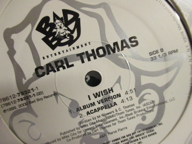 Carl Thomas ： I Wish 12'' (( Album Ver. / 落札5点で送料無料_画像3