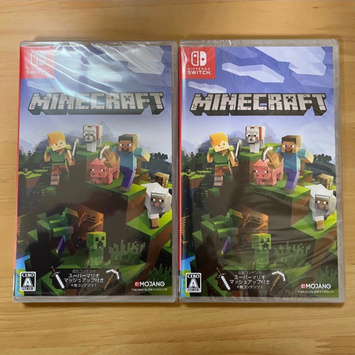 Minecraft Switchマインクラフトスイッチマイクラ新品未開封ソフト2本