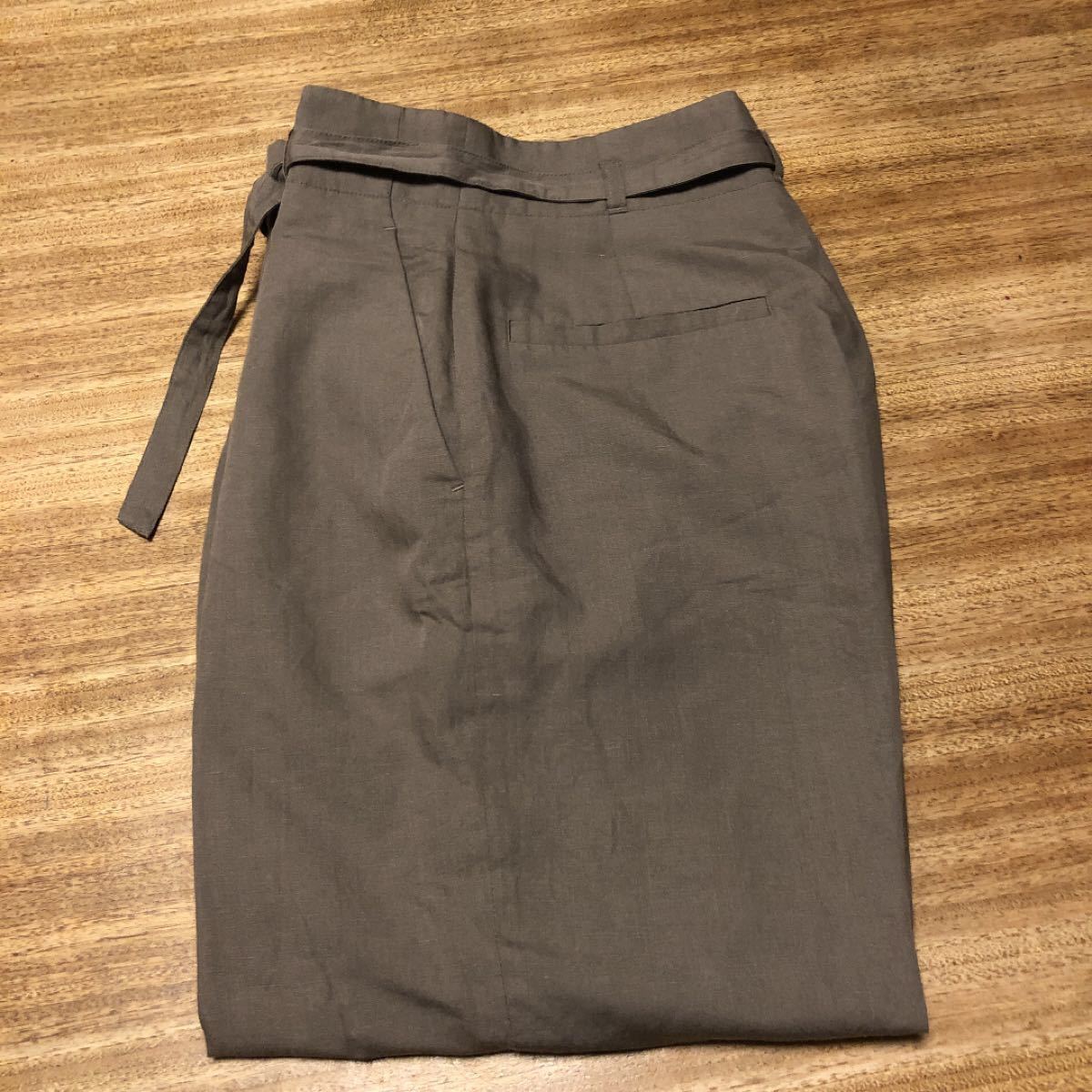 SLOBE IENA リネン混2WAYブラウス×パンツセットアップ