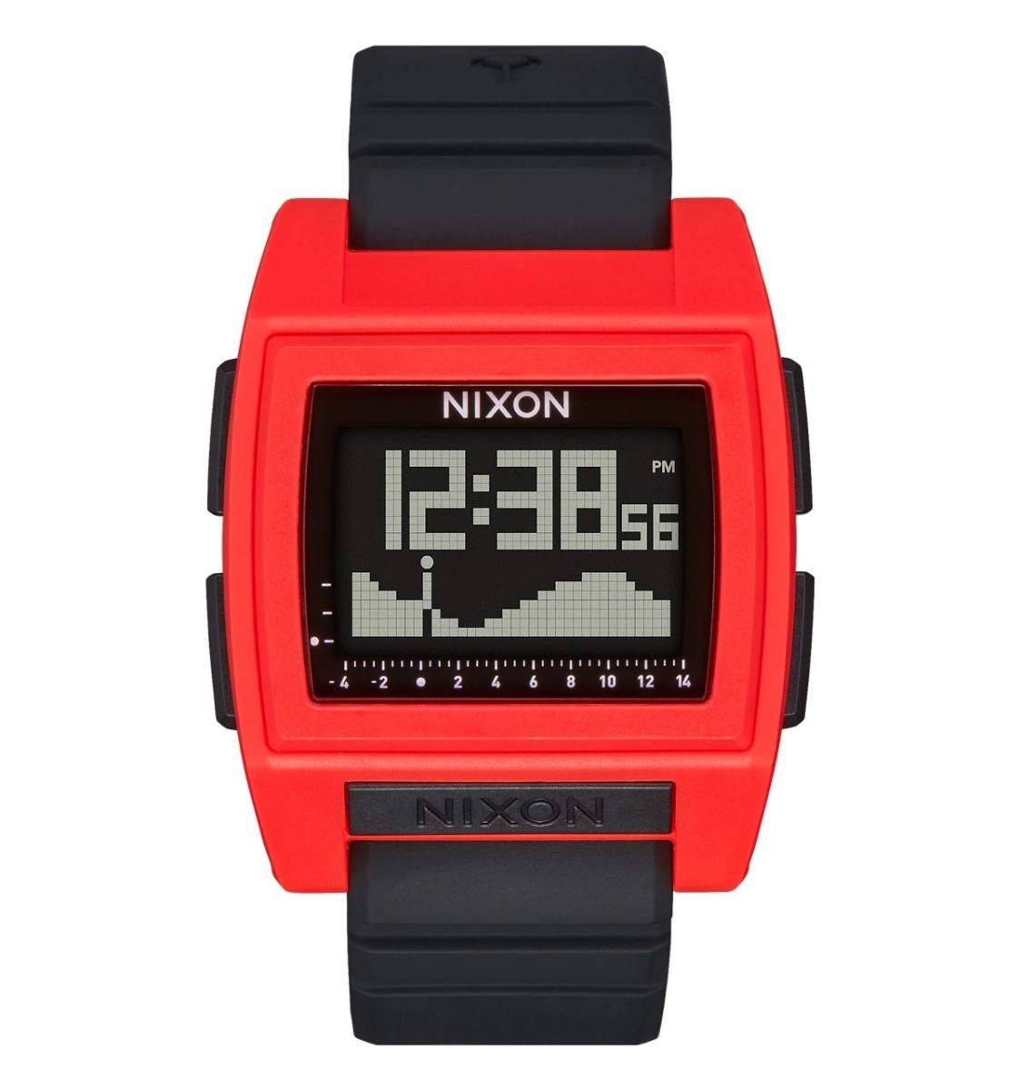  Nixon NIXON improvement version wristwatch marine sport free shipping beige baby's bib do Pro red / black A1307-209-00 100M waterproof man and woman use 