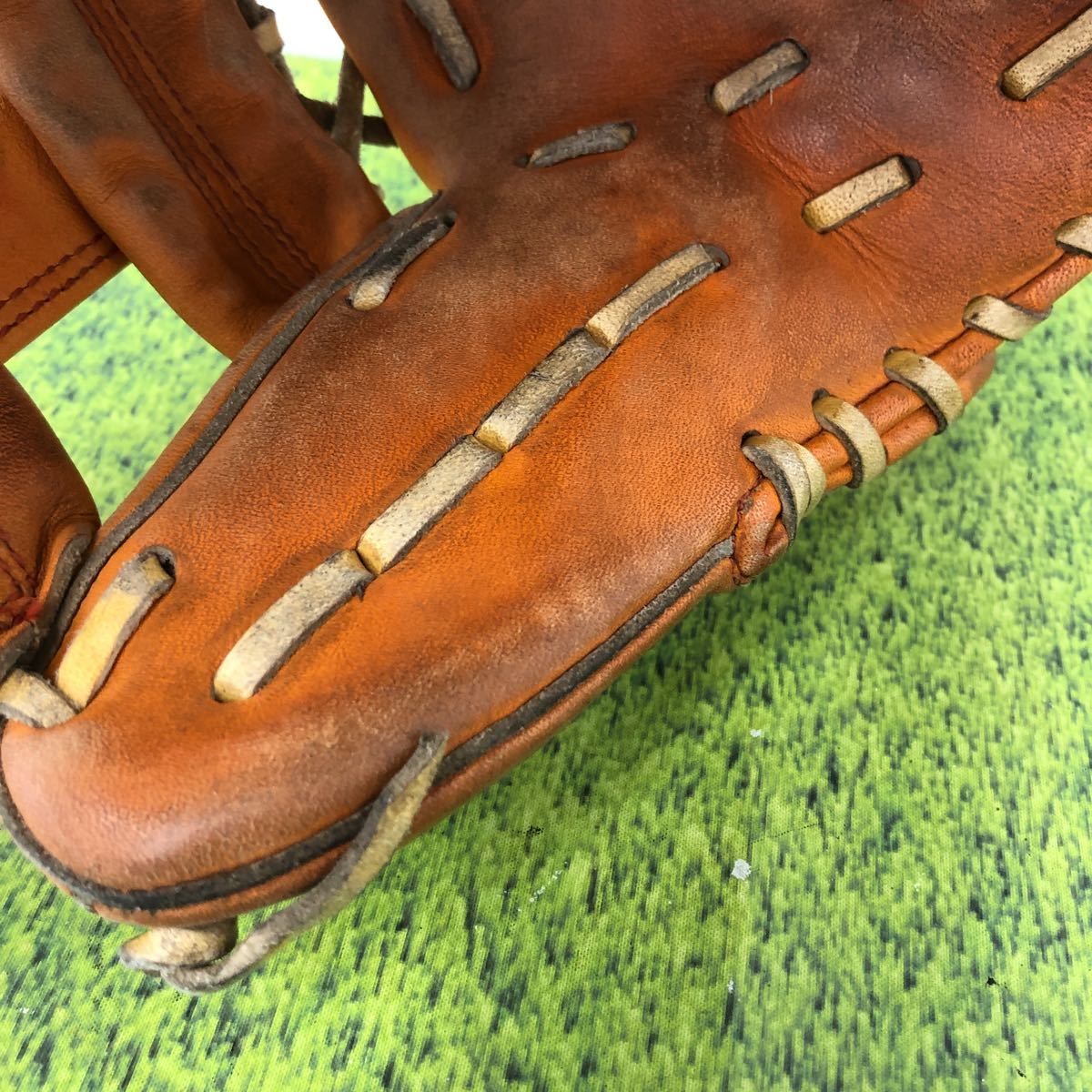 G-1394 ヘキサスポーツ HEXA SPORTS 硬式 内野手用 グラブ グローブ 野球 中古品_画像6