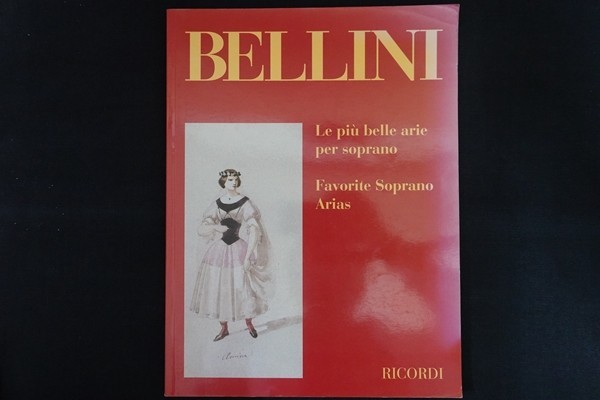 xf19/洋書楽譜■BELLINI ベッリーニ Favorite Soprano Arias_画像1
