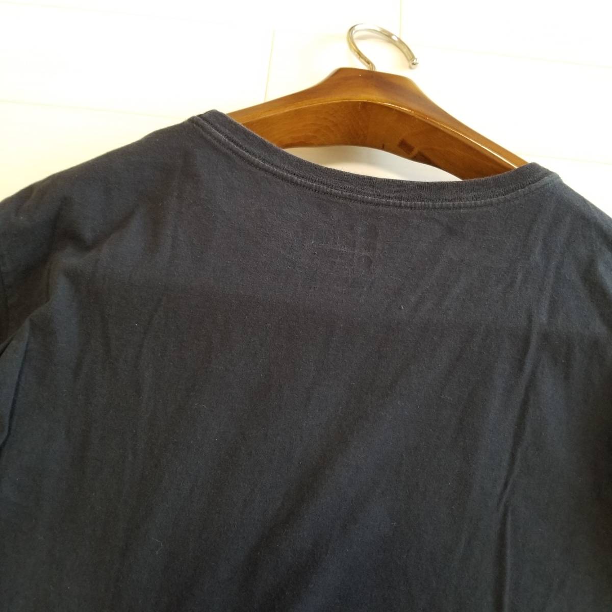 NIKE ナイキ トップス Tシャツ プリント ラウンドネック 文字 ロゴ 半袖 メンズ サイズXL 黒 Xmm28_画像8