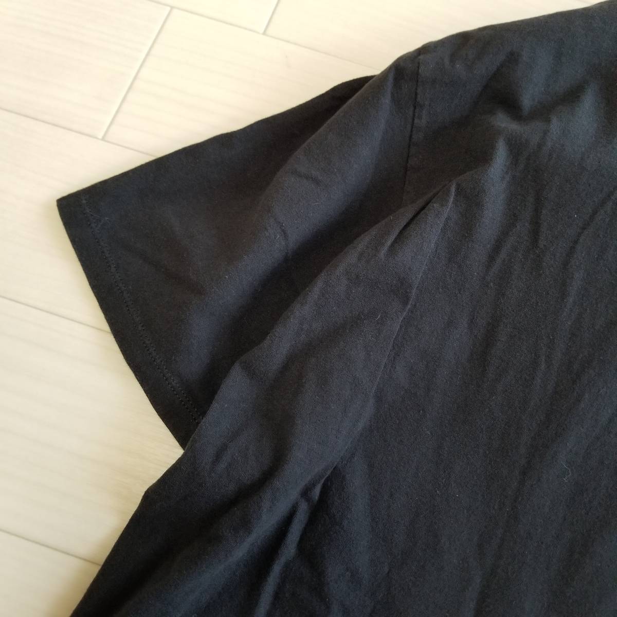 NIKE ナイキ トップス Tシャツ プリント ラウンドネック 文字 ロゴ 半袖 メンズ サイズXL 黒 Xmm28_画像9