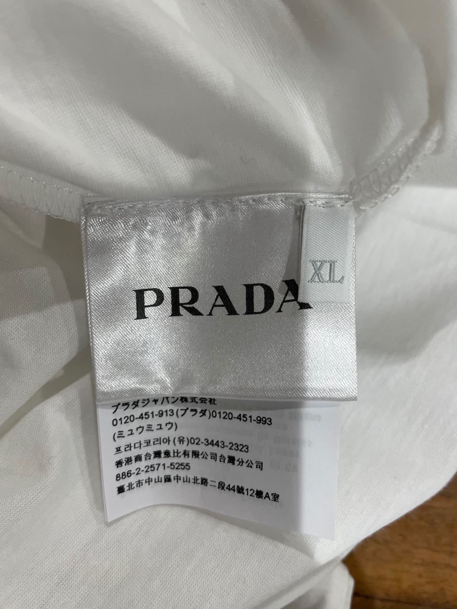 PRADA プラダTシャツ白 kanfa720.com