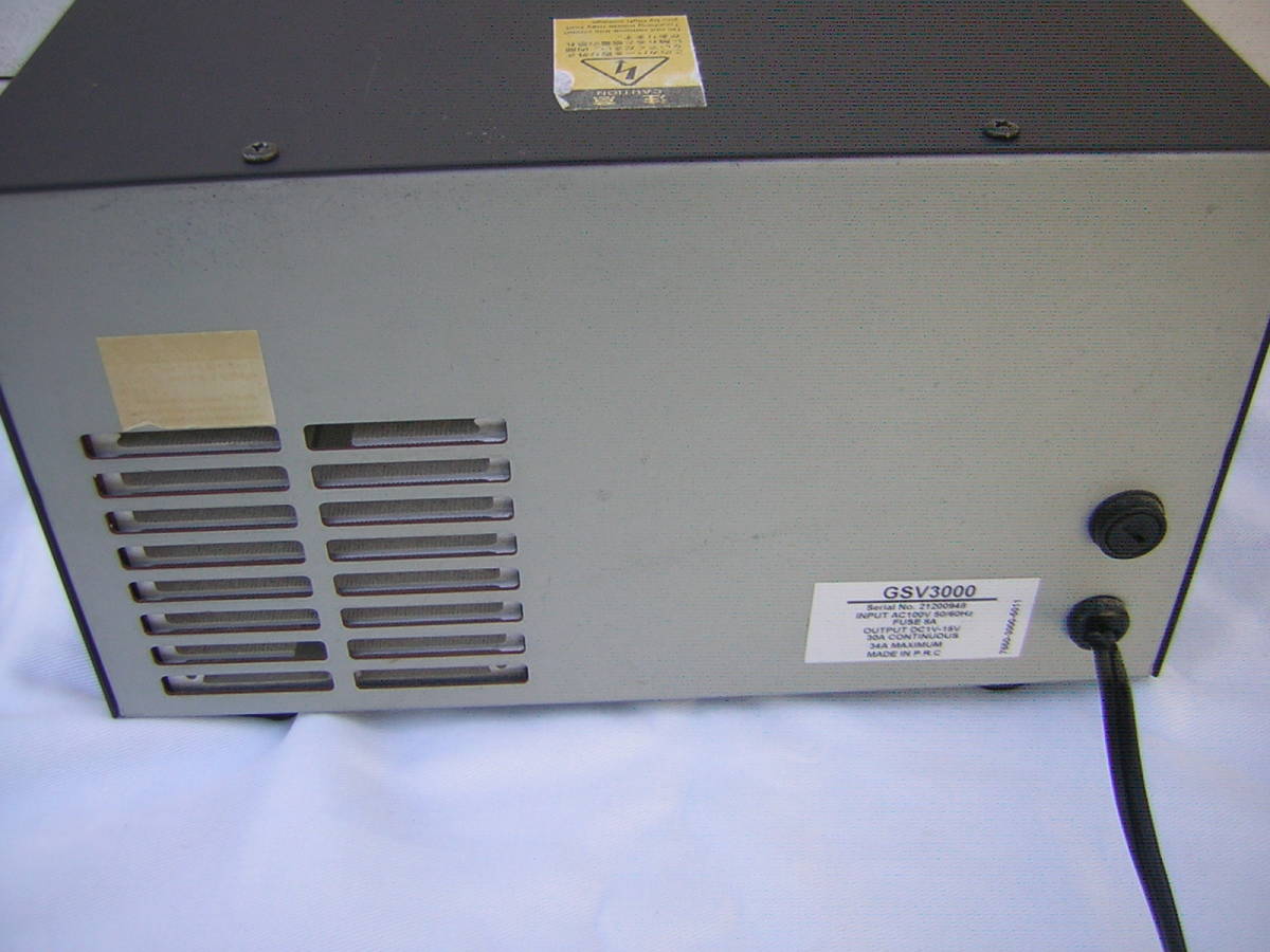 ダイアモンド GSV-3000 トランス式安定化電源「動作品」(310