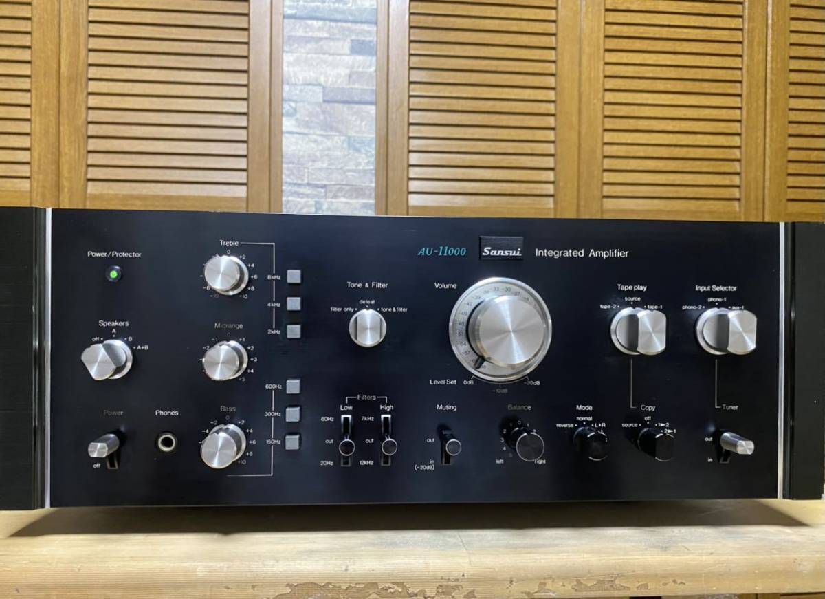 希少 上位機種、サンスイ AU-11000 プリメインアンプ 動作確認済み
