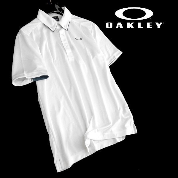 OAKLEY オークリー スカル 新品 吸汗速乾 清涼ドライタッチ 半袖 テシャツ ポロシャツ ゴルフウェア 434385JP 100 XL ▲015▼kkf1972d_画像1