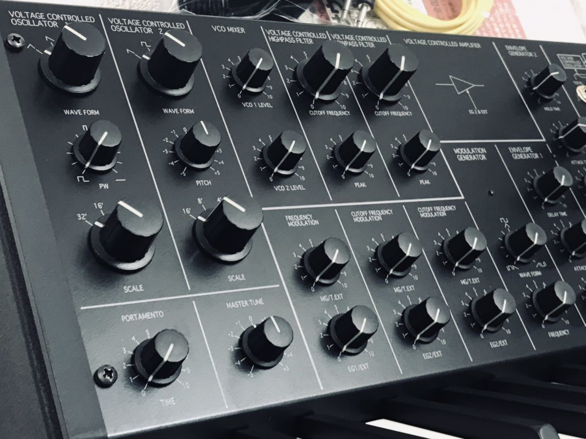 美品　KORG MS-20 mini アナログシンセサイザー 作動確認済　手渡しok 川崎市宮前区 東名川崎IC近く_画像4