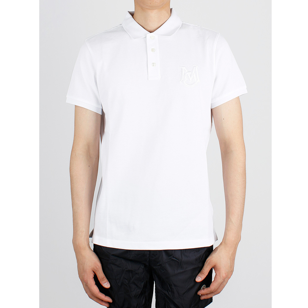 送料無料 67 MONCLER モンクレール 8A72900 84556 ホワイト 半袖