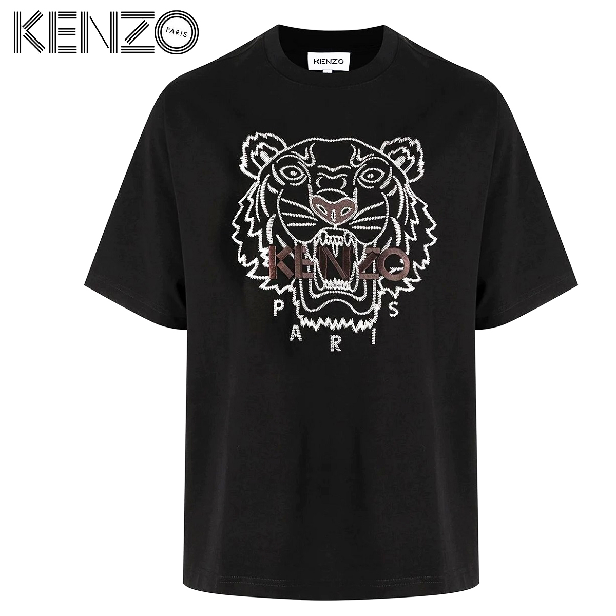 送料無料 47 KENZO ケンゾー FB65TS0894YF タイガー刺繍 ブラック