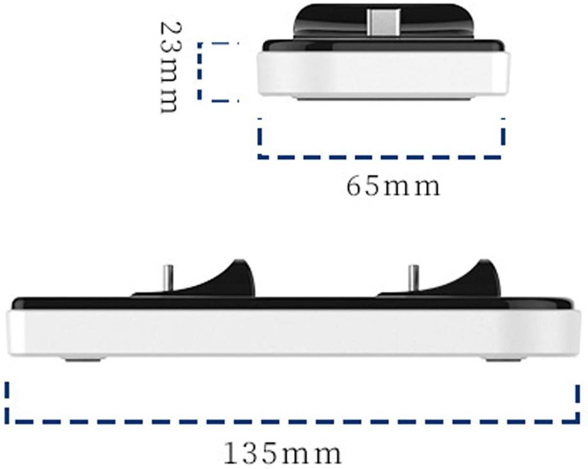 【新品】DOBE PS5コントローラー充電スタンド/指示ランプ/2台同時充電_画像8