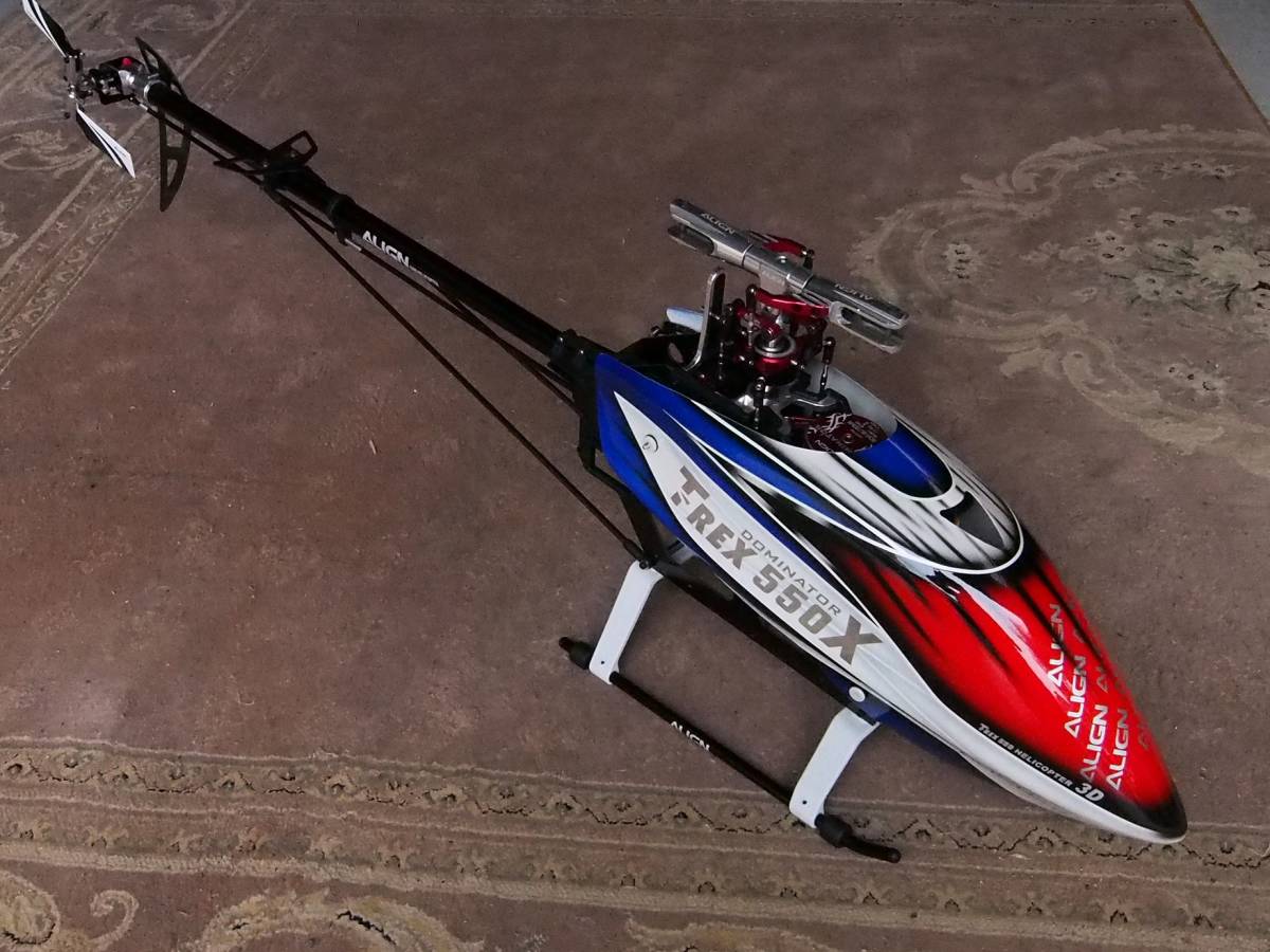 いずら ヤフオク! - ALIGN アライン T-REX550X 機体 モーター サーボ