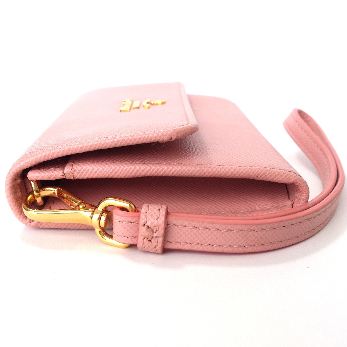 PRADA/プラダ ストラップ付き カードケース 1M1442 F0615 サフィアーノ