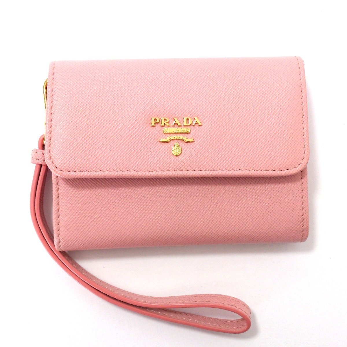 PRADA/プラダ ストラップ付き カードケース 1M1442 F0615 サフィアーノ