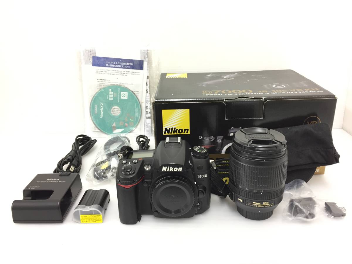 NIKON D7000 18-105 VR Kit 付属品多数-