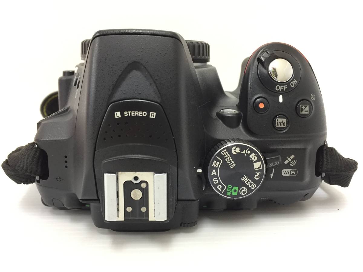 〇【良品】Nikon ニコン D5300 デジタル一眼レフカメラ ボディ ブラック 2416万画素 動作品_画像7