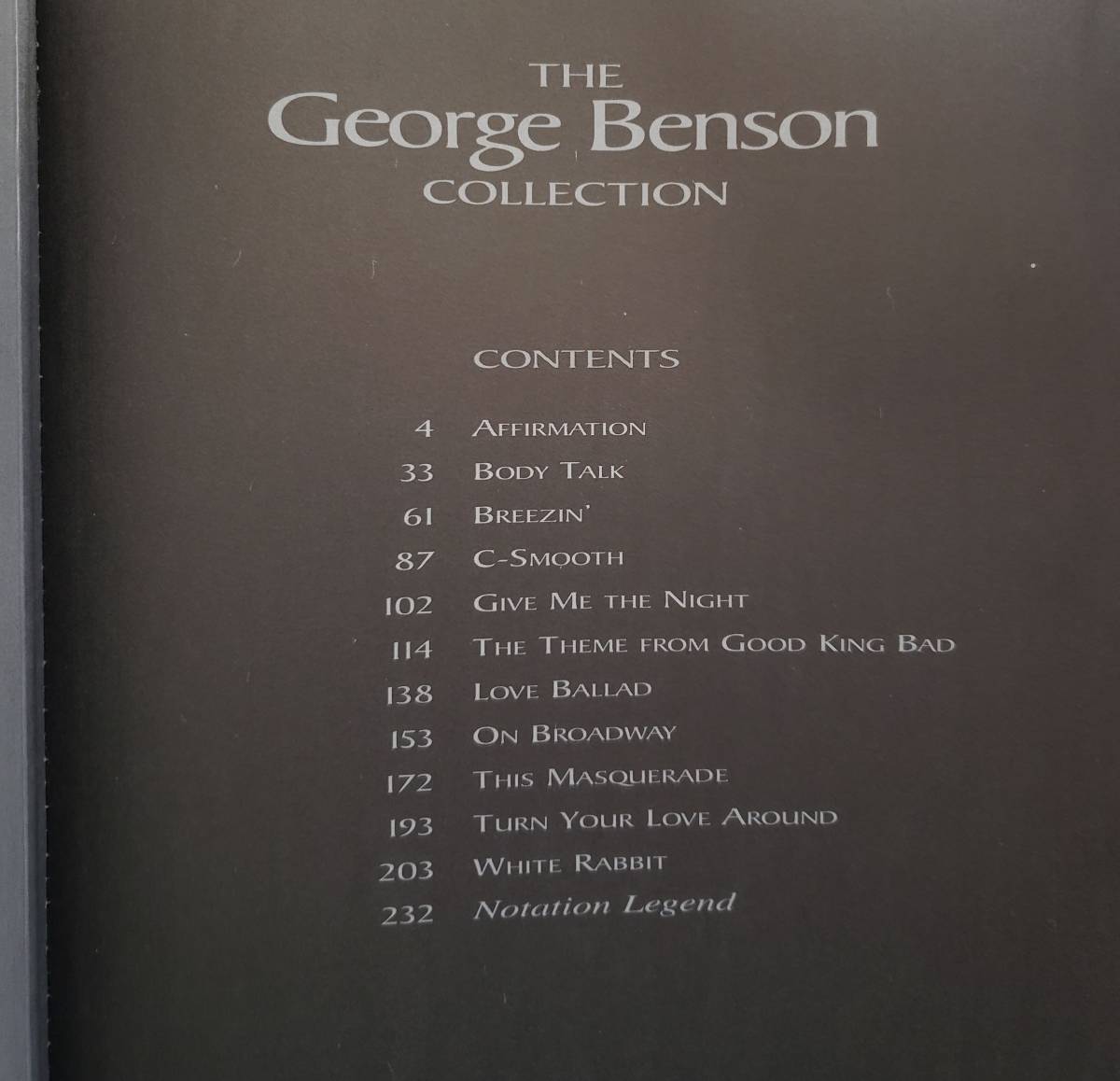 ジョージ・ベンソン スコア The Best of George Benson 通販