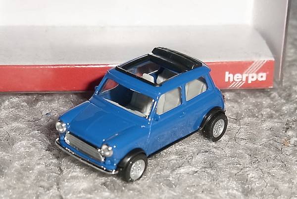 1/87 Mini Cooper открытый кобальт голубой MINI COOPER новая модель 