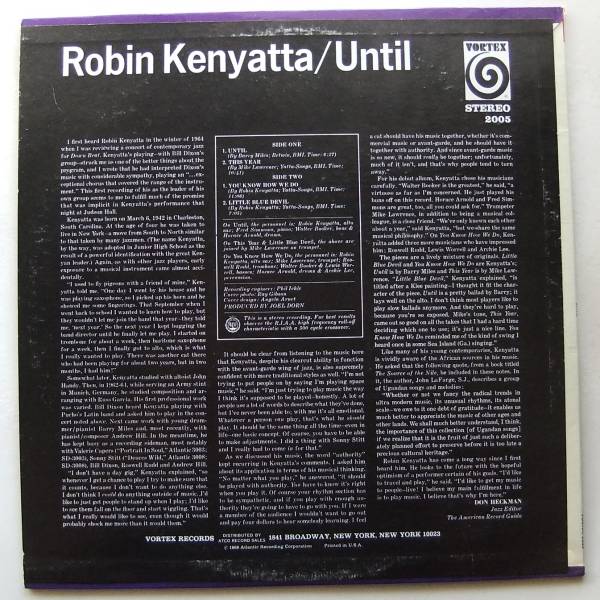 ◆ ROBIN KENYATTA / Until ◆ Vortex 2005 ◆_画像2