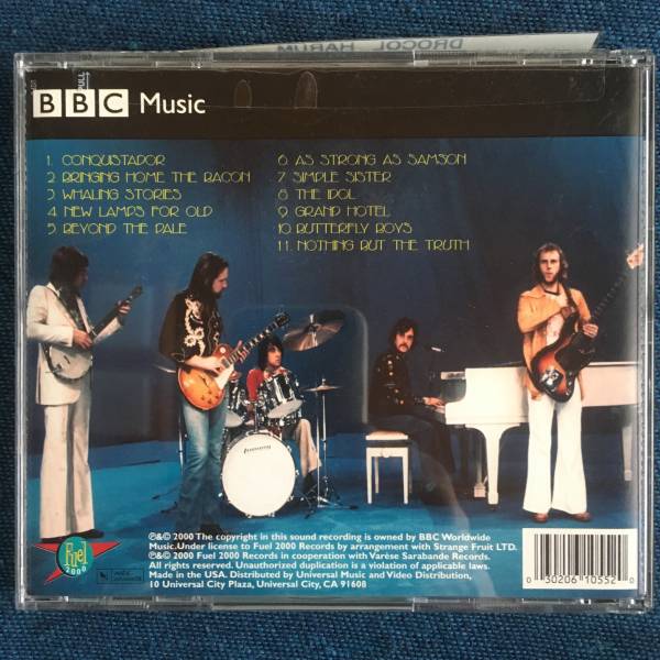 即《良品CD》PROCOL HARUM/BBC Live Concert_画像2