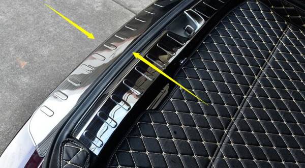 BMW mini ミニ F54 専用 トランク ガードプロテクター ステンレス 黒_画像3