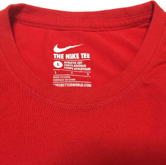 ■NIKE/ナイキ・プリントTシャツ・レッドL美品■