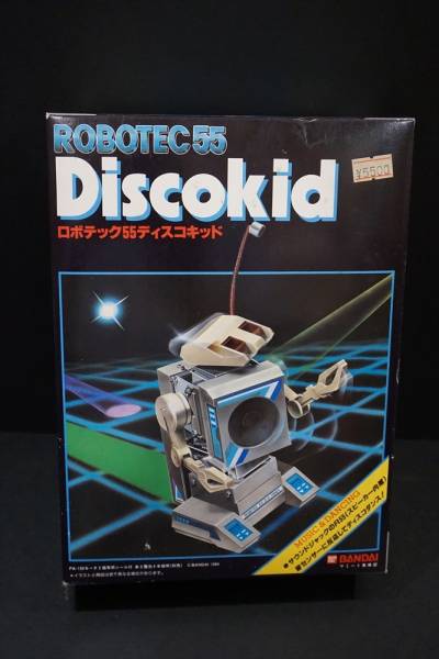  Showa Retro Bandai Robot Tec 55 disco Kid unused goods robot radio-controller 