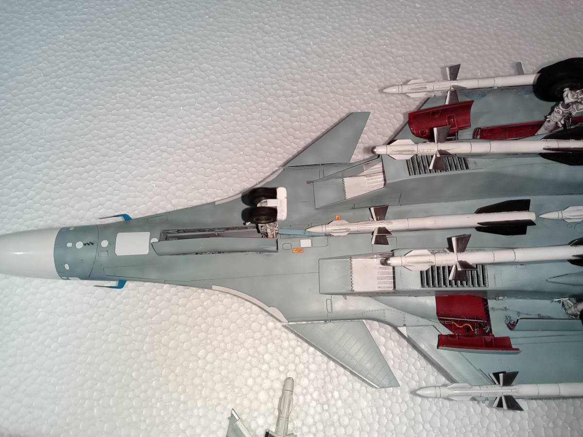 送料無料・選べる4個セット Su-33 フランカー セルジュコフ迷彩 完成品