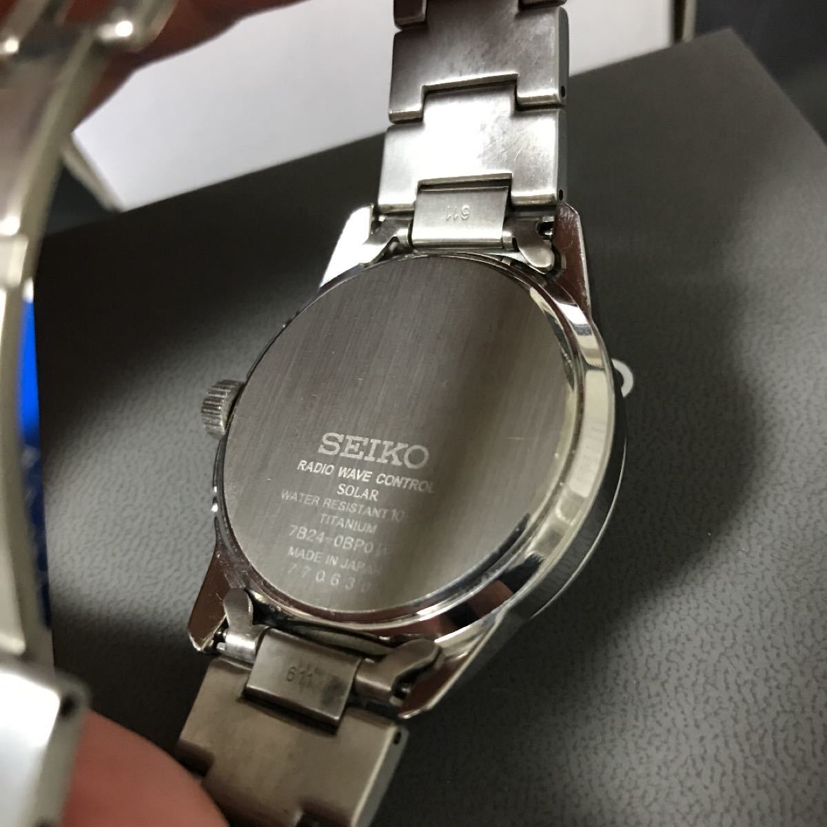 SEIKO チタン製 ソーラー電波時計 セイコー ceratinxd.com