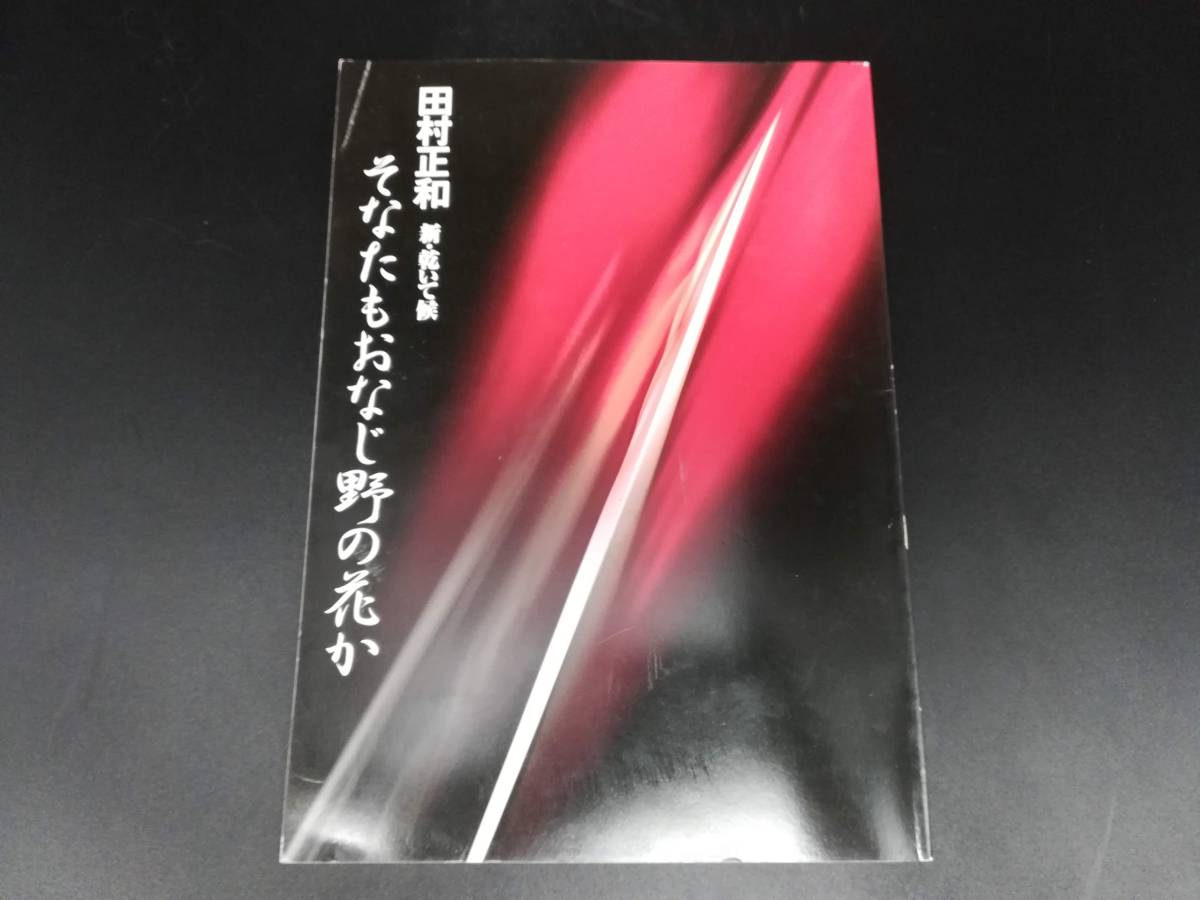 田村 正和 レア写真 パンフレット 出待ち 新・乾いて候 恋山彦 舞台