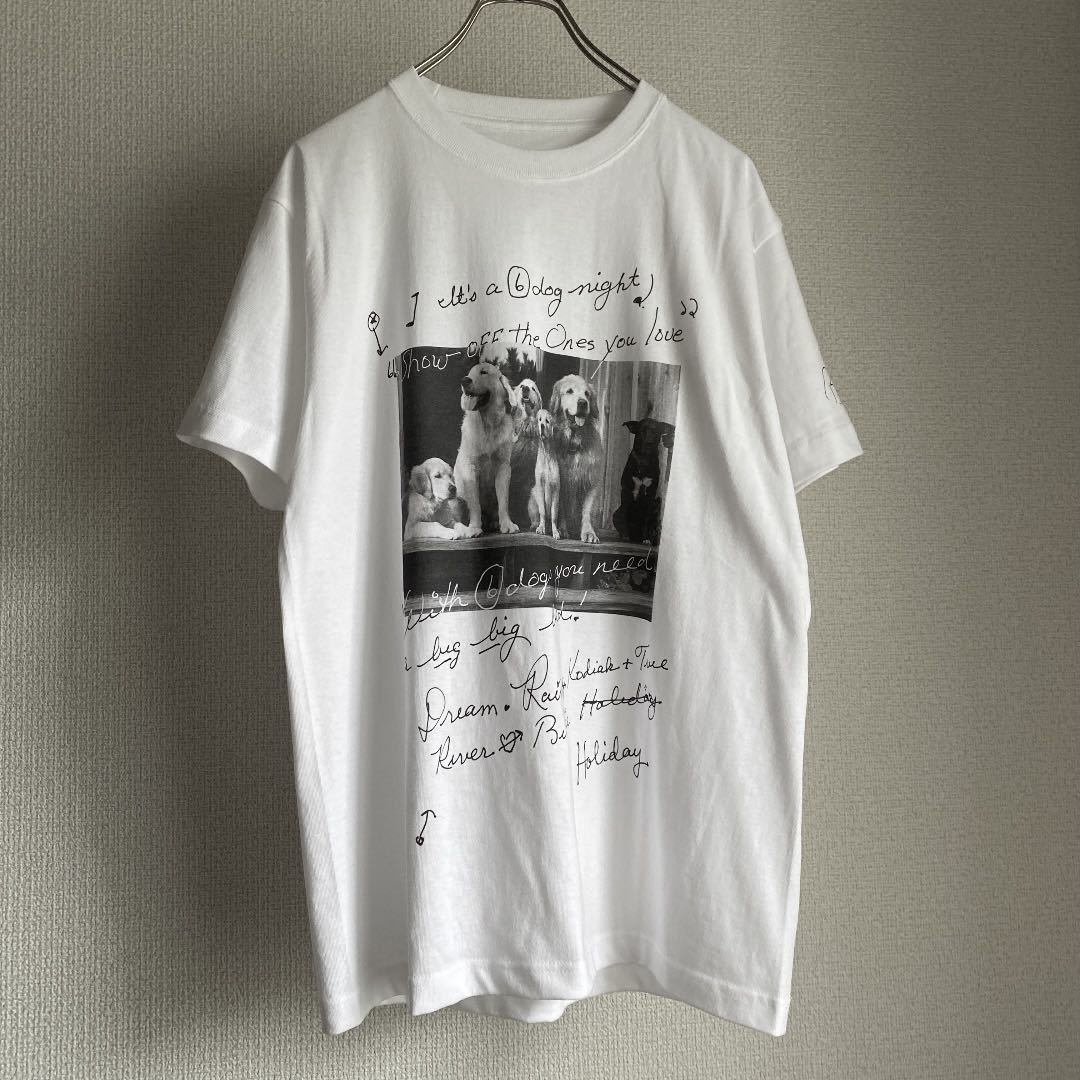 BIOTOP×BRUCE WEBER×10c フォトプリントtシャツ M ホワイト 未使用タグ