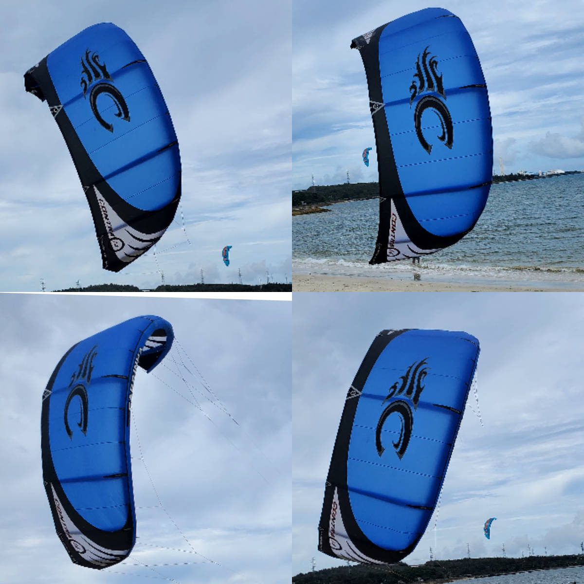 Cabrinha contra 14 meter kite kiteboarding kitesurfing メートルのカイトカイトボーディングカイトサーフィンカイトコントロールバー _画像2