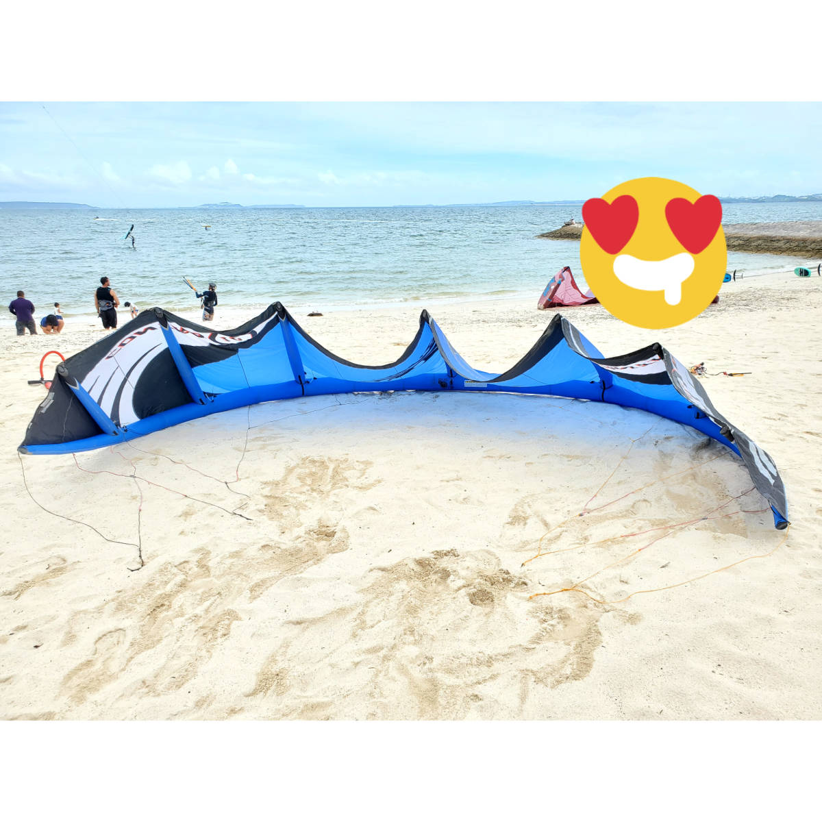 Cabrinha contra 14 meter kite kiteboarding kitesurfing メートルのカイトカイトボーディングカイトサーフィンカイトコントロールバー _画像7