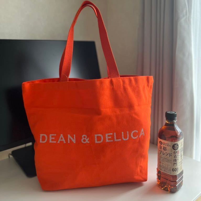 新品　ディーンアンドデルーカ DEAN&DELUCA トートバッグ　2個セット ショッキングオレンジ