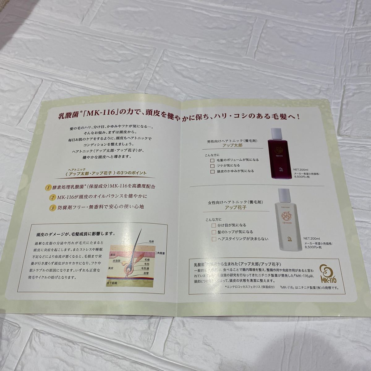 ニチニチ製薬 アップ太郎 200ml 男性用 酵素処理乳酸菌含有ヘアトニック 無香料 防腐剤フリー