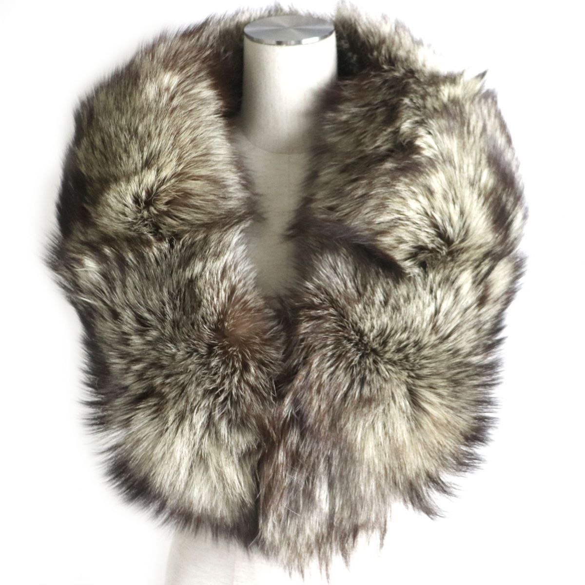 ファッションなデザイン 良品▽SAGA FOX サガフォックス 本毛皮コート
