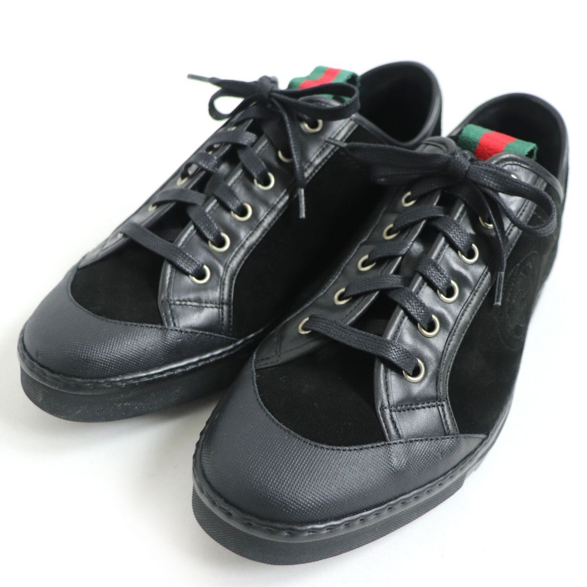 極美品□GUCCI/グッチ 114488 ウェブライン/インターロッキングG