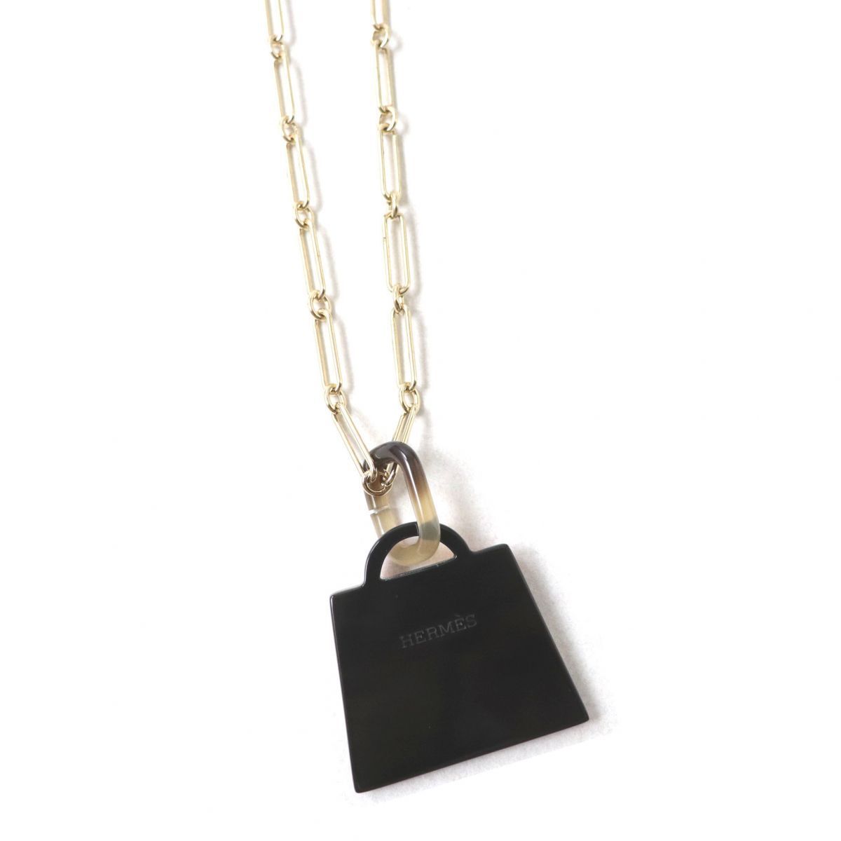 未使用品◎フランス製 HERMES エルメス アミュレット ラッカーGM