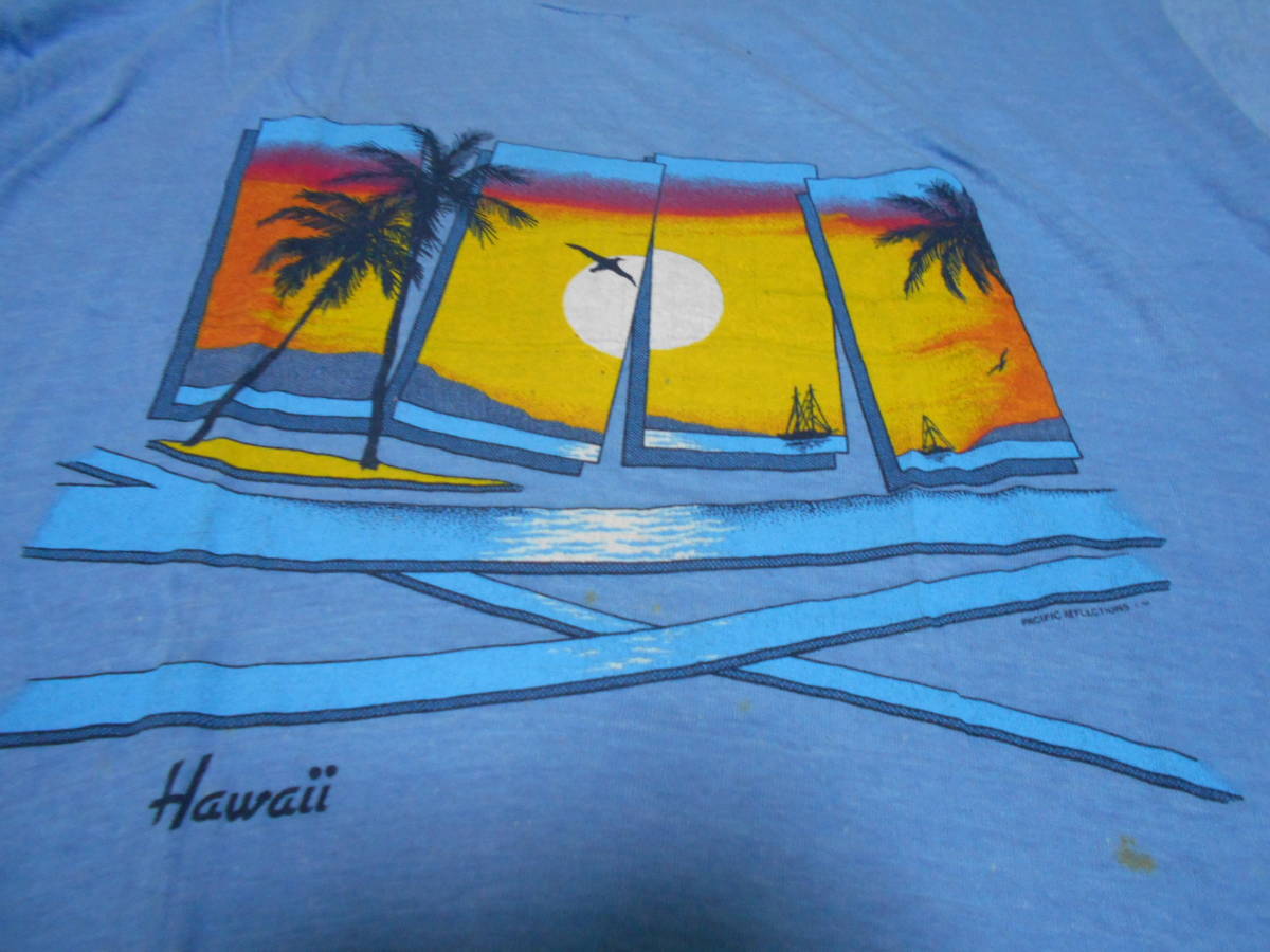 １９７０年代製 TRANSTEES OF USA HAWAII VINTAGE SURFONG SURFER ビンテージ Tシャツ サーフィン オールドサーフ トロピカル サーファー_画像1