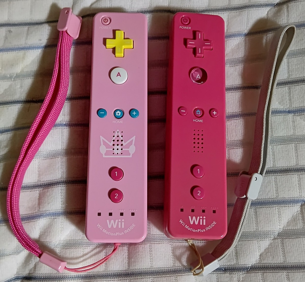 Wii ウィー リモコンプラス ピーチ ピンク 動作確認済み