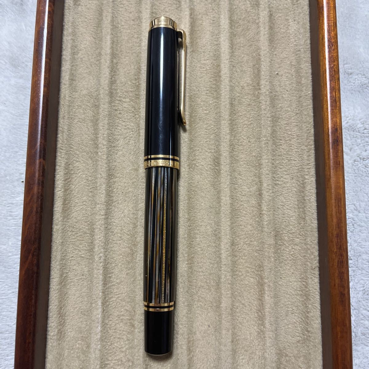 PELIKAN ペリカン 万年筆 スーベレーン M800 茶縞 トータスシェル