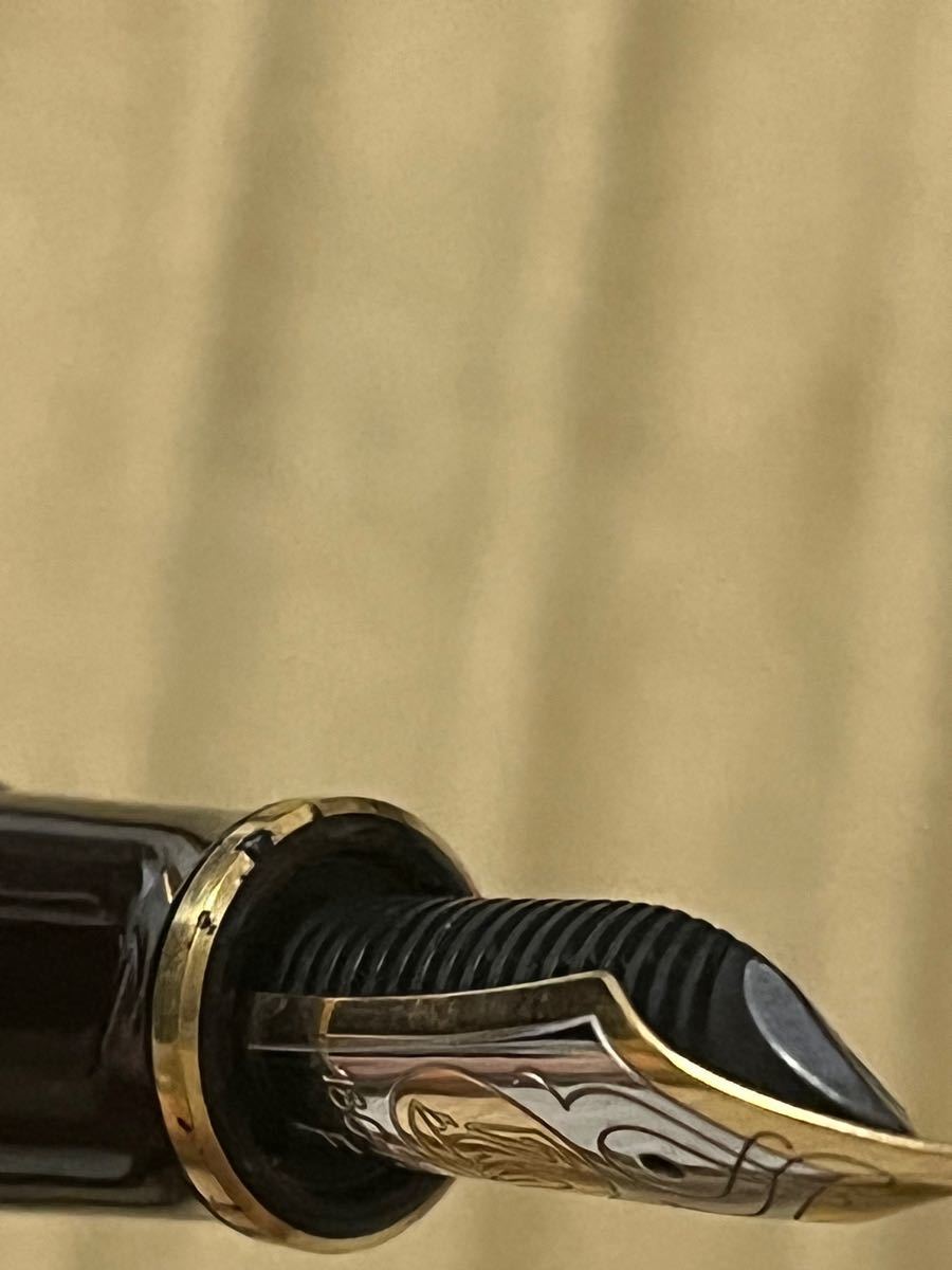 PELIKAN ペリカン 万年筆 スーベレーン M800 茶縞 トータスシェル