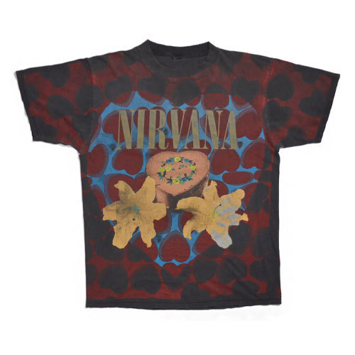 【Vintage T-Shirt / ヴィンテージ Tシャツ】NIRVANA Heart-Shaped Box , ニルバーナ ハートシェイプ Jerry lorenzo愛用柄《SIZE : N/A》